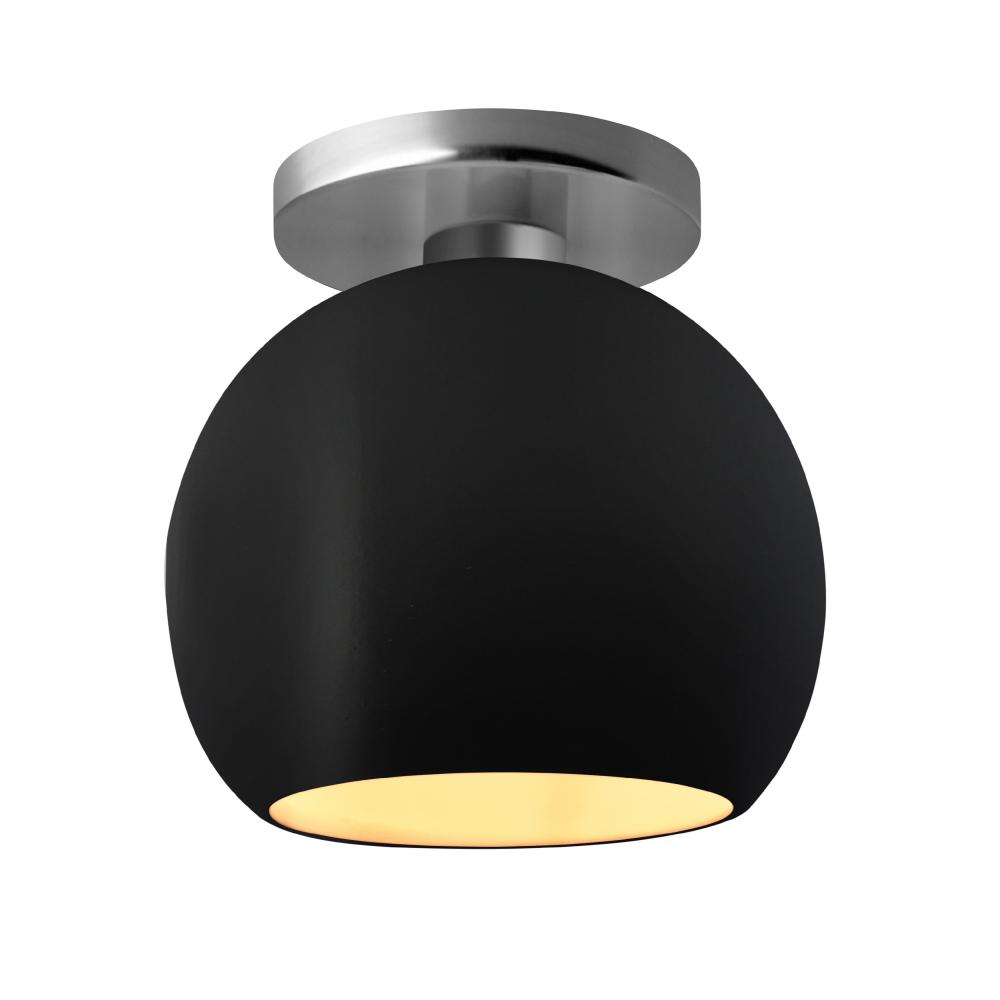 Medium Globe LED Semi-Flush