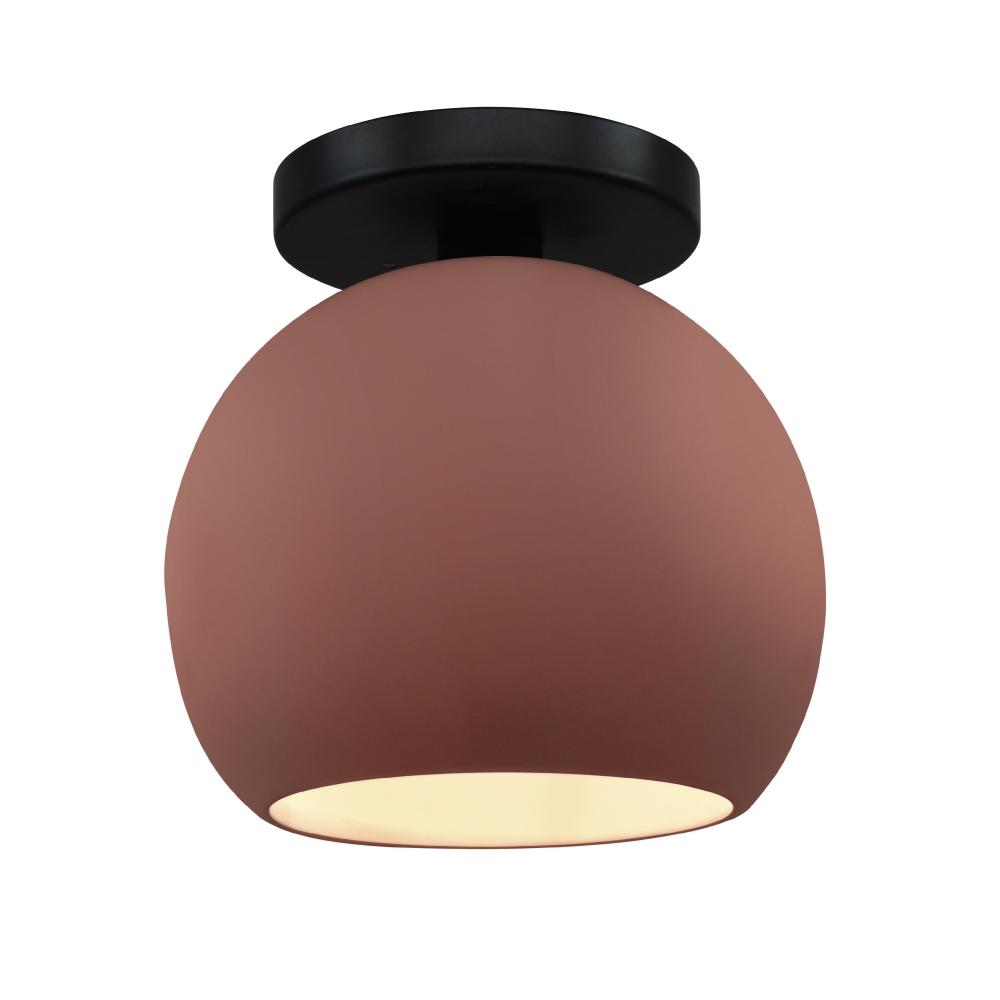 Medium Globe LED Semi-Flush