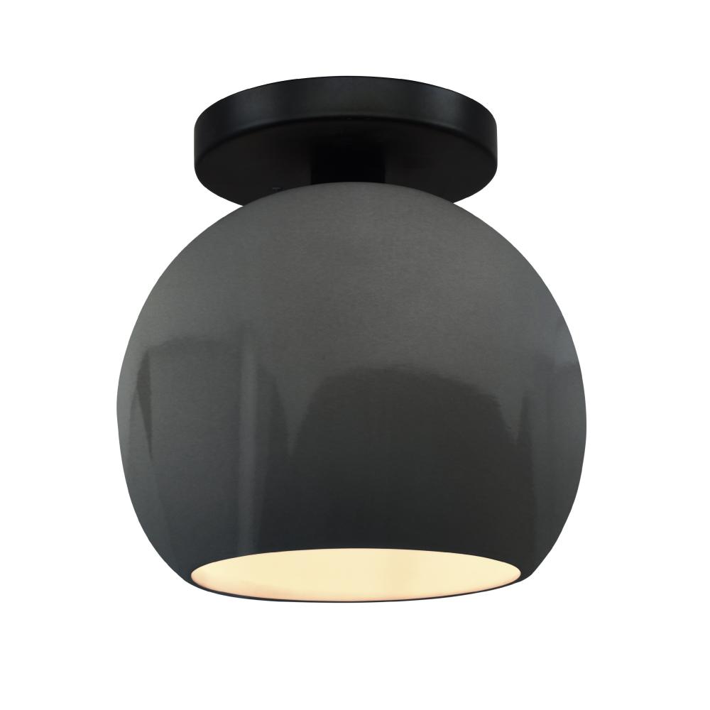 Medium Globe LED Semi-Flush