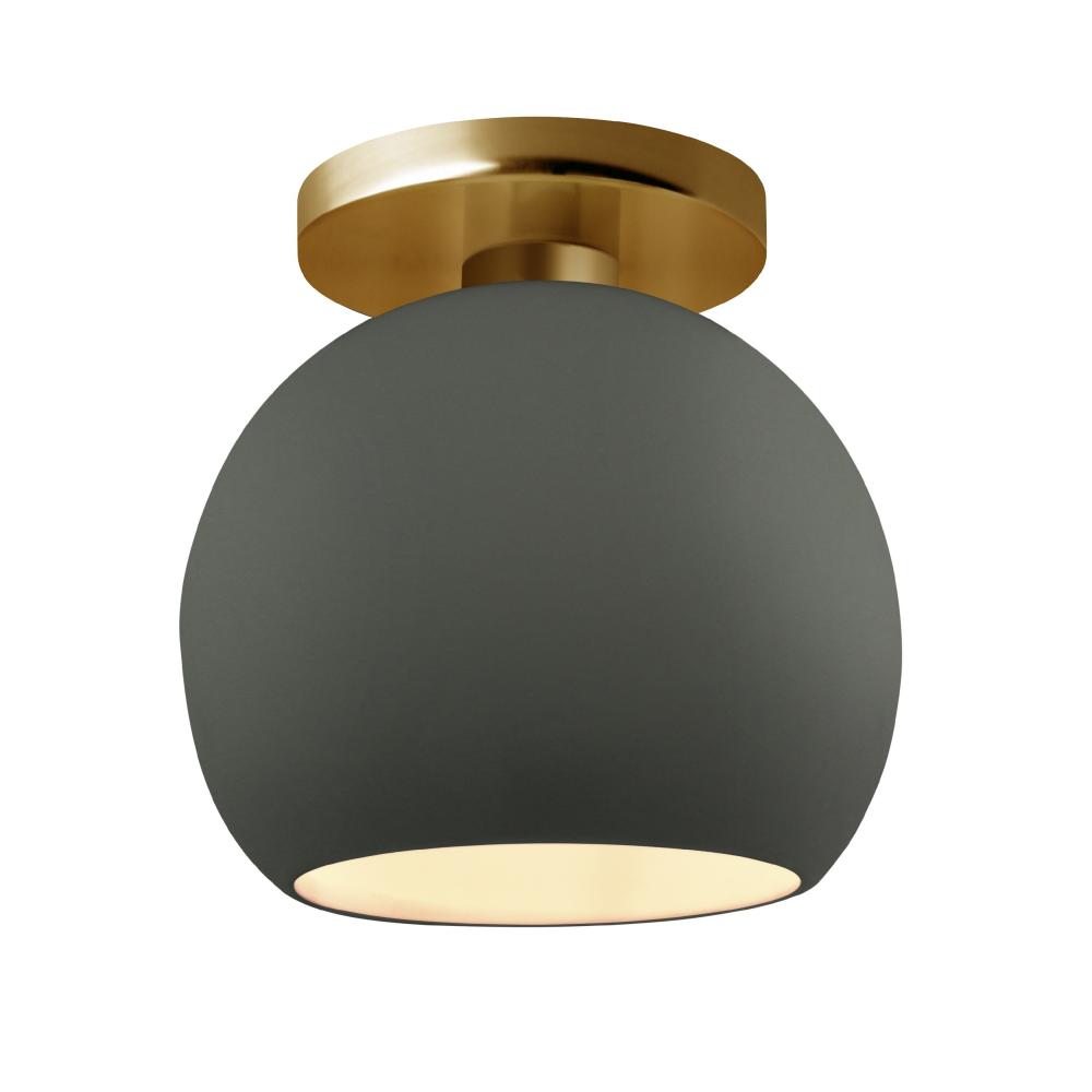 Medium Globe LED Semi-Flush