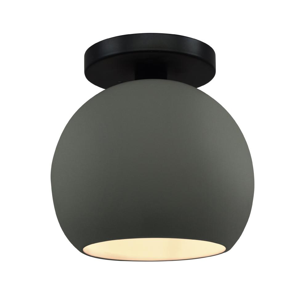 Medium Globe LED Semi-Flush