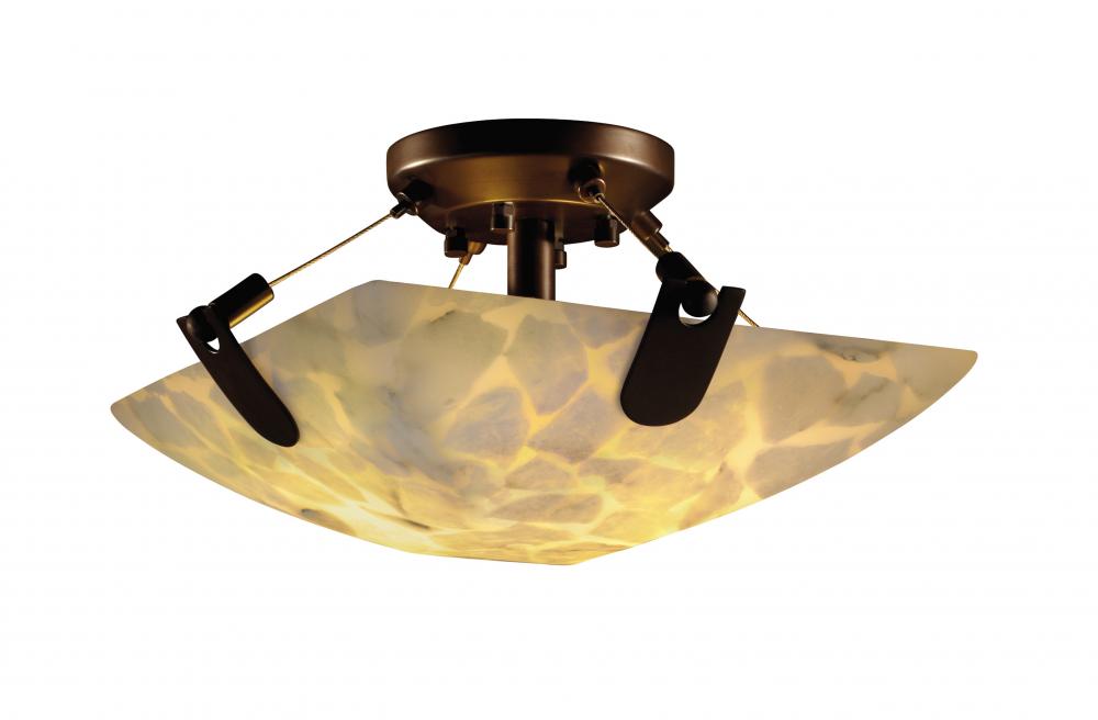 14&#34; LED Semi-Flush Bowl w/ U-Clips