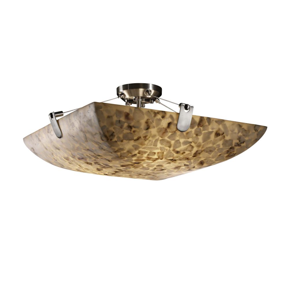 24&#34; Semi-Flush Bowl w/ U-Clips