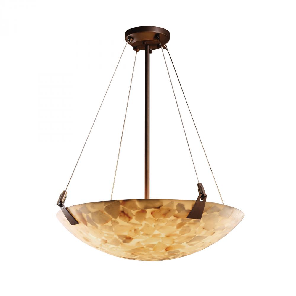 24&#34; LED Pendant Bowl w/ Tapered Clips