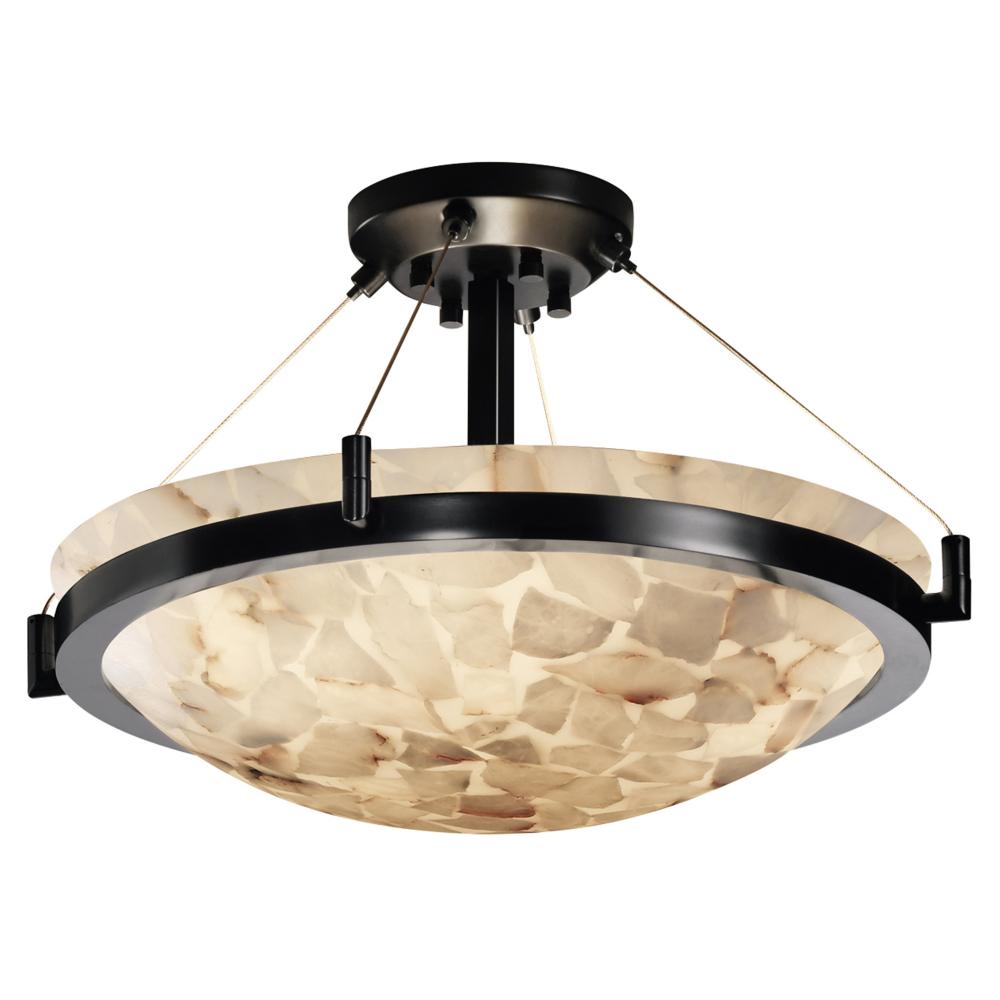 18&#34; LED Semi-Flush Bowl w/ Ring