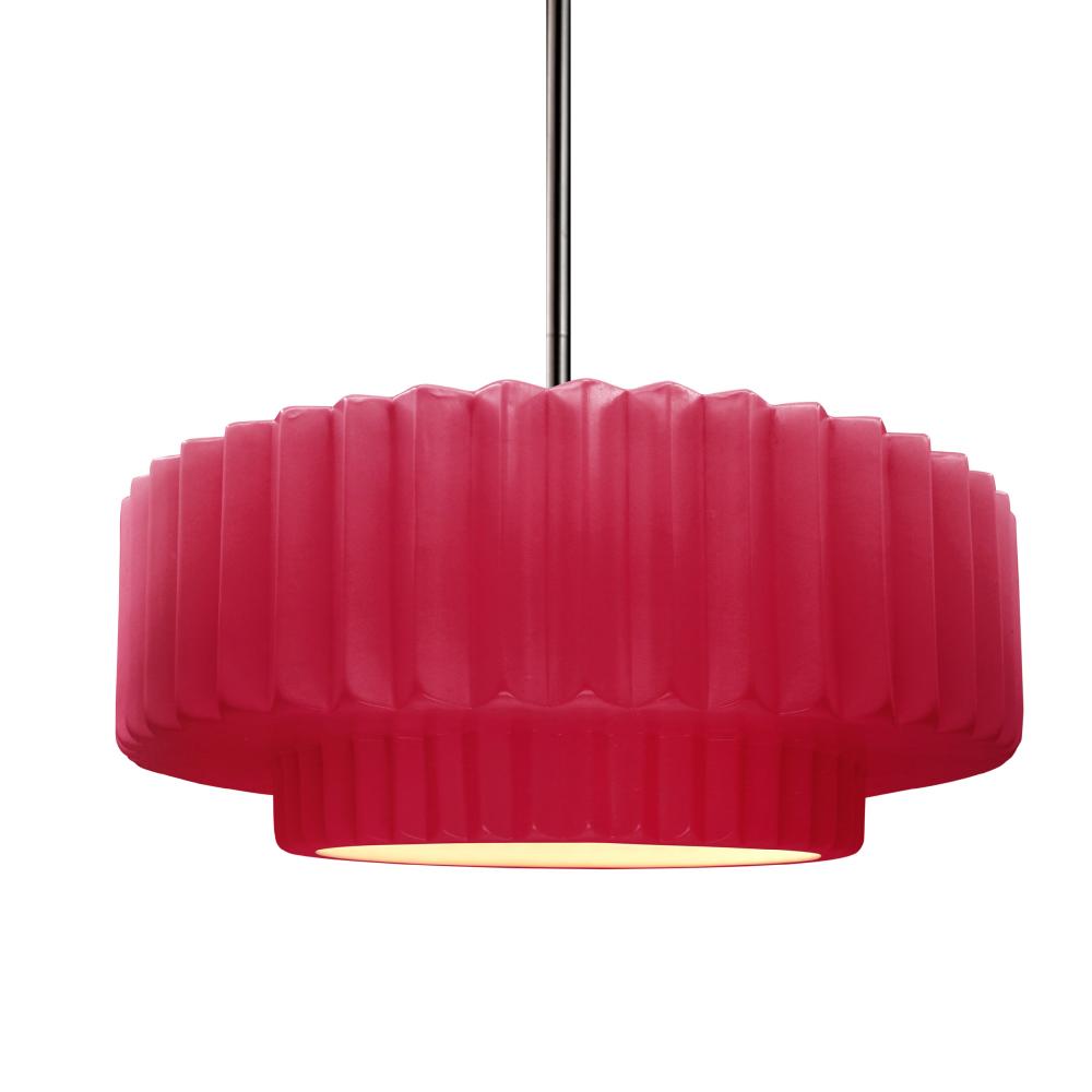 Medium Tier Pleated 1-Light Pendant