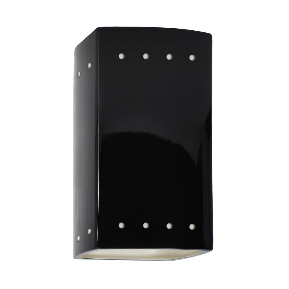 Small LED Rectangle w/ Perfs - Open Top & Bottom