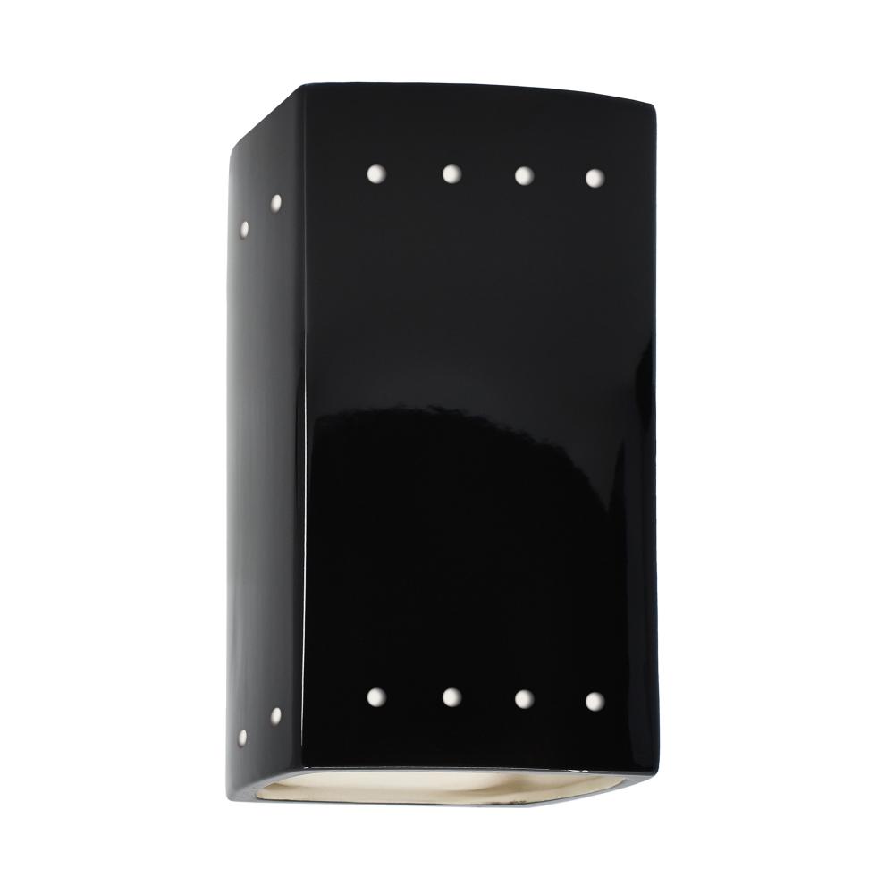 Small LED Rectangle w/ Perfs - Open Top & Bottom (Outdoor)