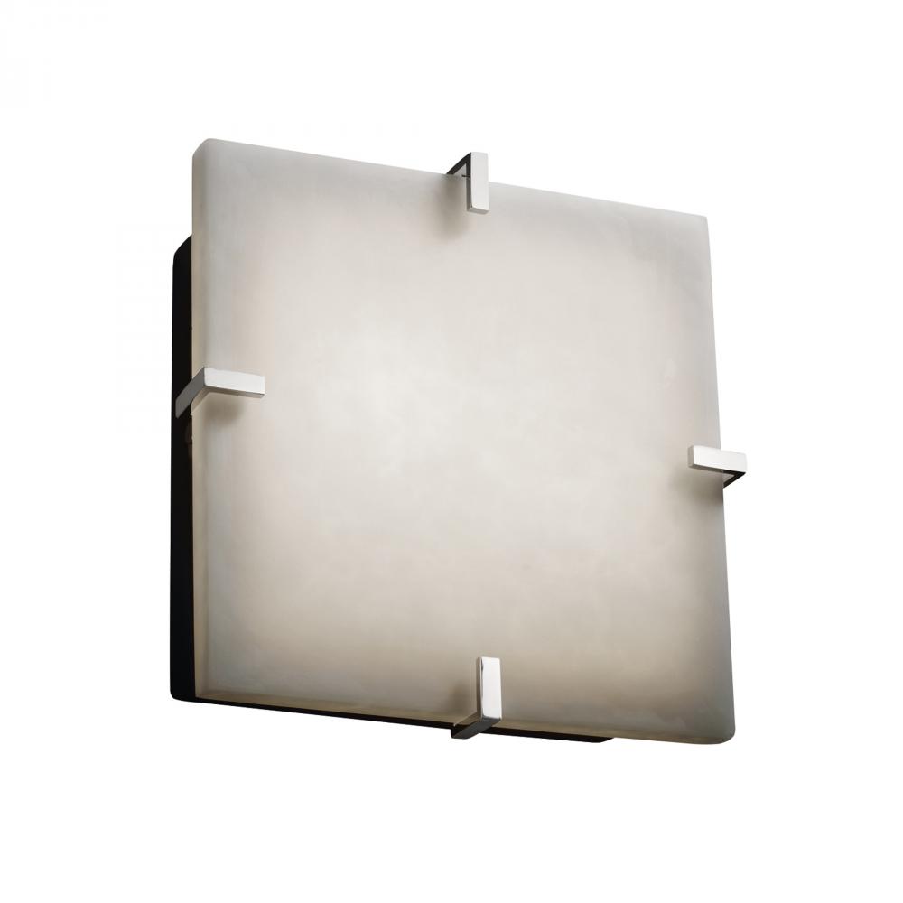 Clips 12&#34; Square Flush-Mount