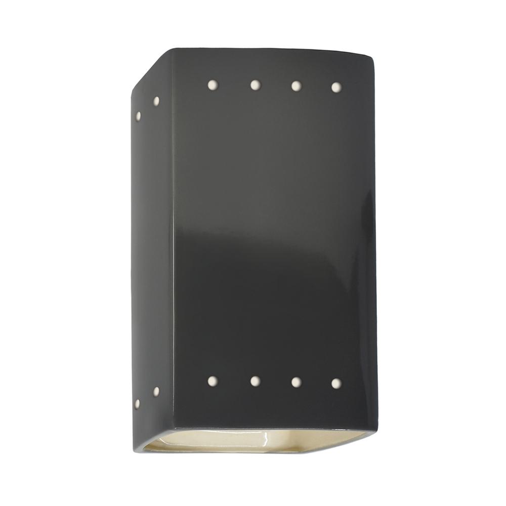 Small LED Rectangle w/ Perfs - Open Top & Bottom (Outdoor)