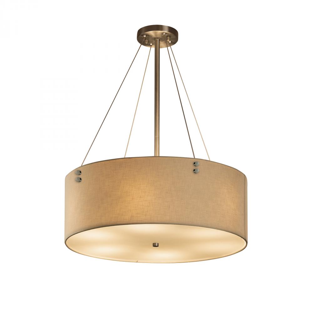 Finials 24&#34; LED Drum Pendant