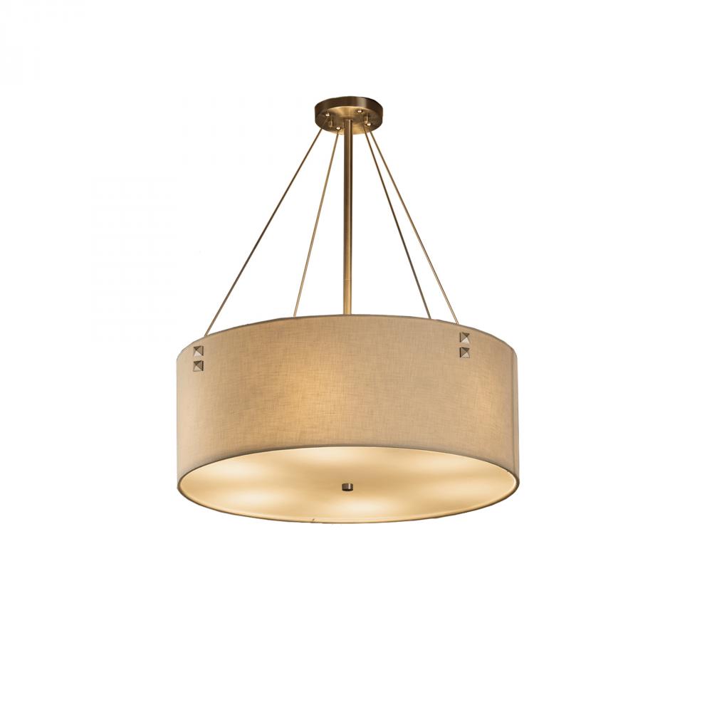 Finials 24&#34; LED Drum Pendant