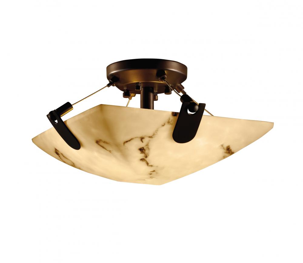 14&#34; LED Semi-Flush Bowl w/ U-Clips