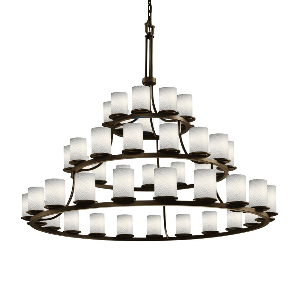 Dakota 45-Light 3-Tier Ring Chandelier