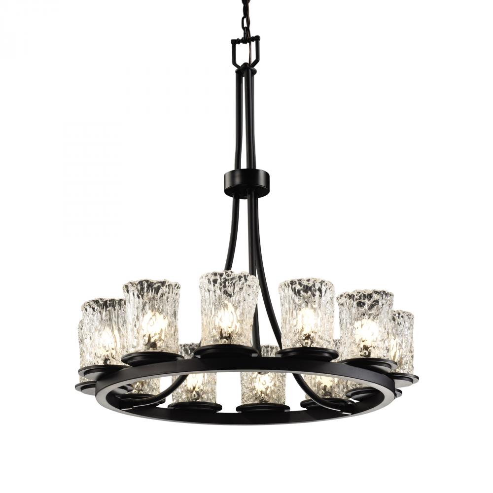 Dakota 12-Light Ring Chandelier (Tall)