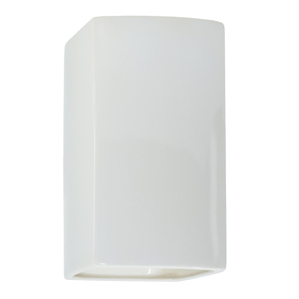 Medium Tier Pleated LED Semi-Flush