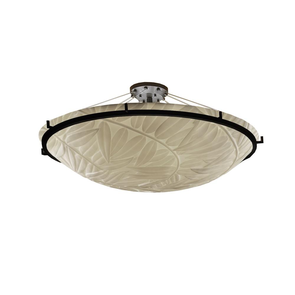 48&#34; LED Semi-Flush Bowl w/ Ring