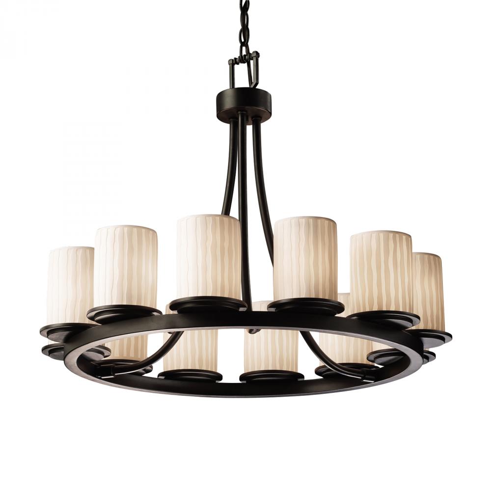 Dakota 12-Light Ring Chandelier (Short)