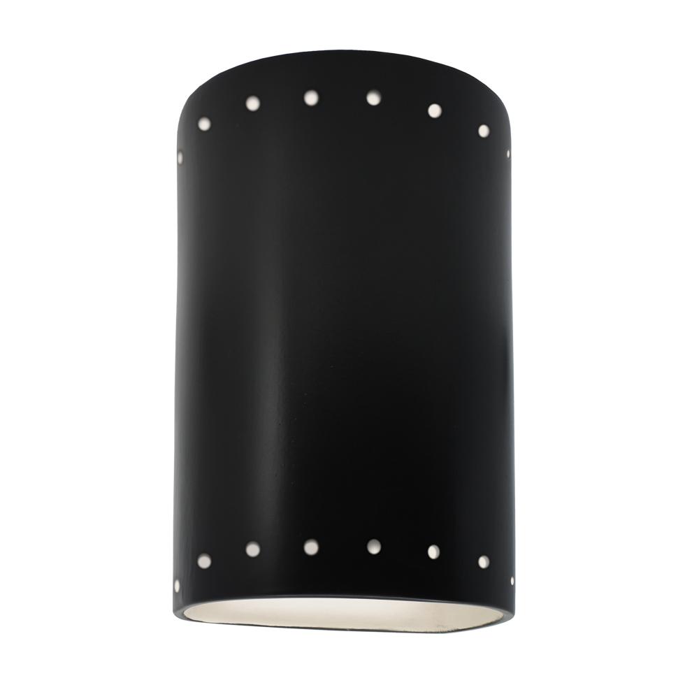 Small LED Cylinder w/ Perfs - Closed Top (Outdoor)