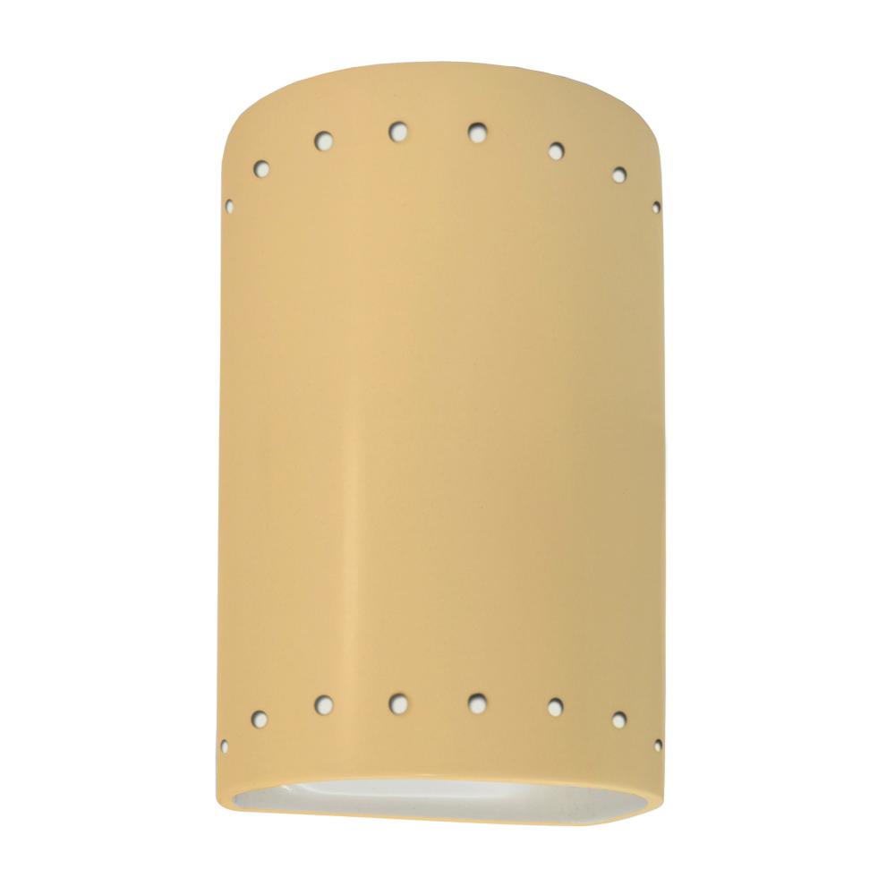 Small LED Cylinder w/ Perfs - Closed Top (Outdoor)