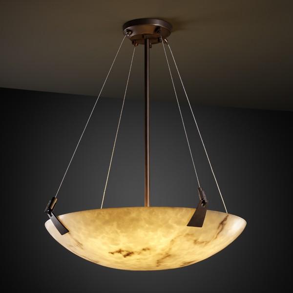 18&#34; LED Pendant Bowl w/ Tapered Clips