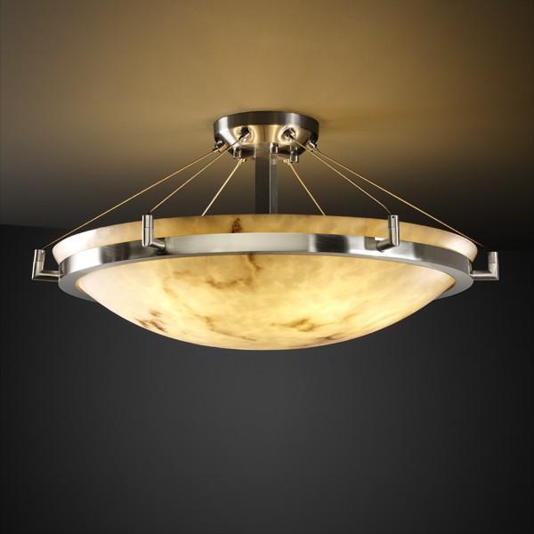 24&#34; LED Semi-Flush Bowl w/ Ring