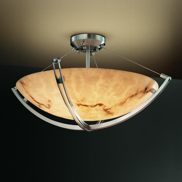 24&#34; Semi-Flush Bowl w/ Crossbar