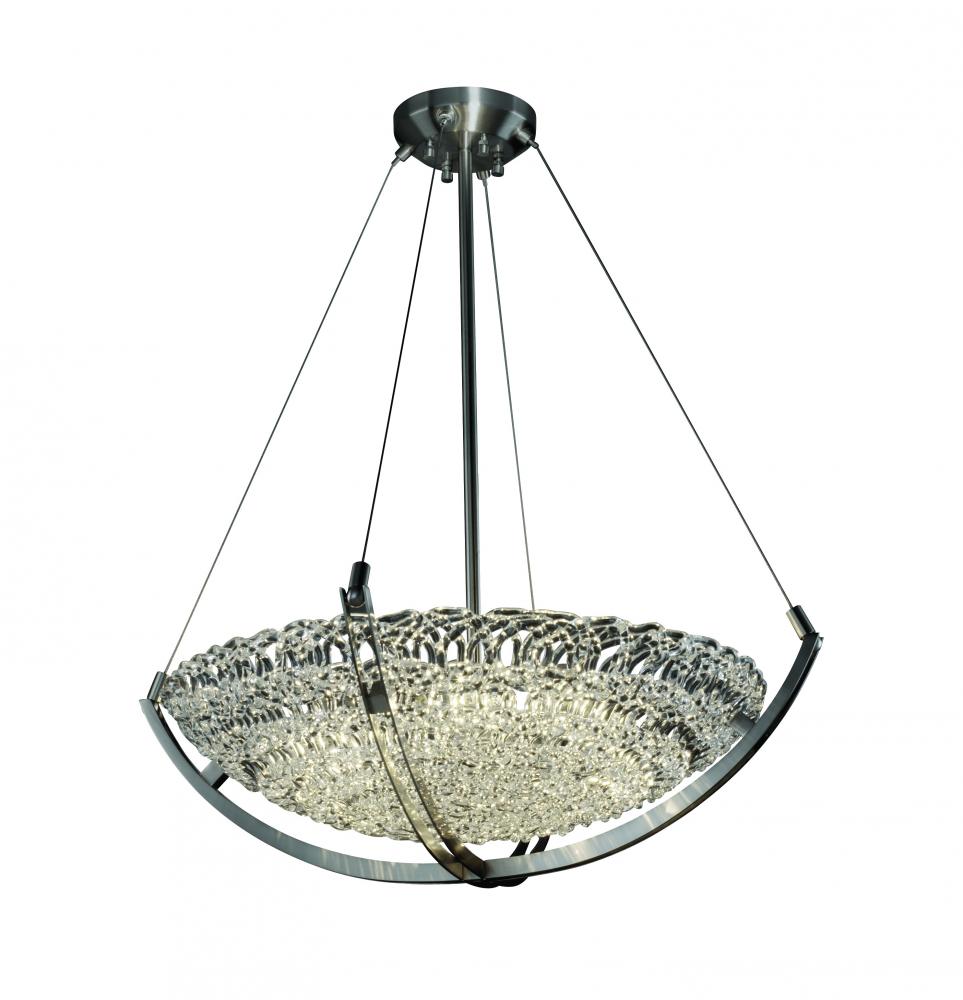 24&#34; LED Pendant Bowl w/ Crossbar