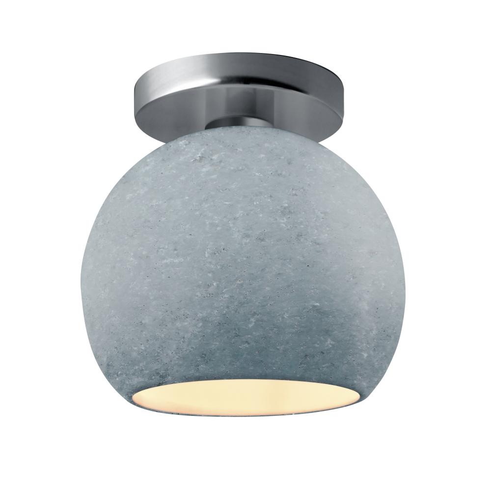 Medium Globe LED Semi-Flush