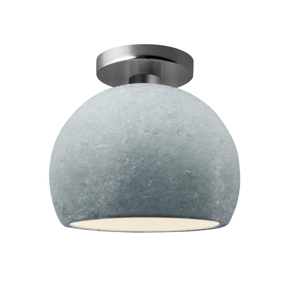 Small Globe LED Semi-Flush