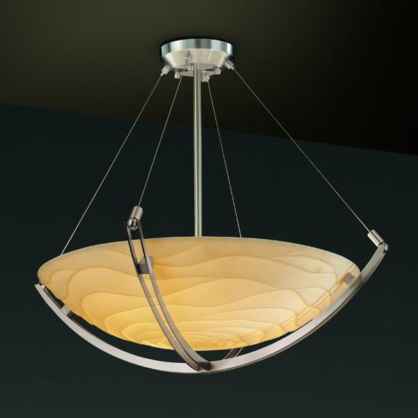 18&#34; LED Pendant Bowl w/ Crossbar