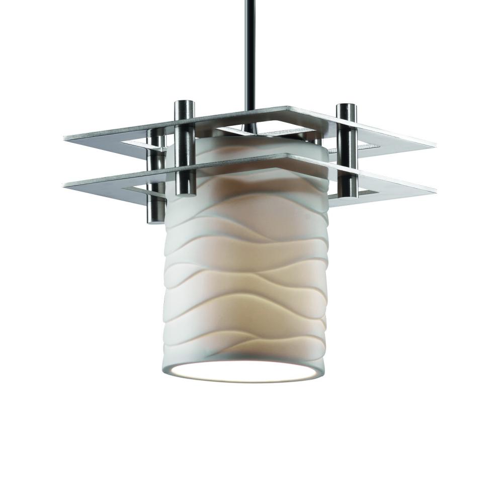 Metropolis LED 1-Light Small Pendant (2 Flat Bars)