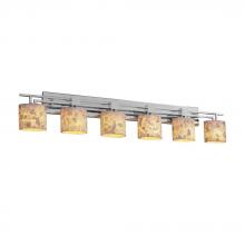 Justice Design Group ALR-8706-30-DBRZ - Aero 6-Light Bath Bar