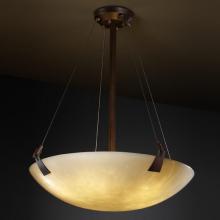 Justice Design Group CLD-9647-35-DBRZ-LED6-6000 - 48" LED Pendant Bowl w/ Tapered Clips