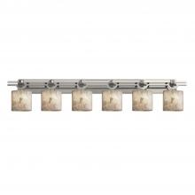 Justice Design Group ALR-8506-30-NCKL - Argyle 6-Light Bath Bar