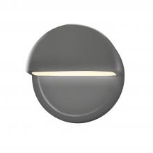 Justice Design Group CER-5610-GRY - ADA Dome LED Wall Sconce (Closed Top)