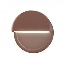 Justice Design Group CER-5610W-CLAY - ADA Dome Outdoor LED Wall Sconce (Closed Top)