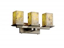 Justice Design Group ALR-8673-15-NCKL - Montana 3-Light Bath Bar