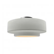 Justice Design Group CER-6363-MAT-NCKL-LED1-700 - Medium Tier LED Semi-Flush