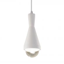 Justice Design Group CER-6520-BIS-CROM-WTCD - Erlen 1-Light Pendant