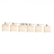 Justice Design Group CLD-8426-55-NCKL - Tetra 6-Light Bath Bar