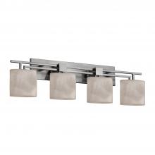 Justice Design Group CLD-8704-30-NCKL - Aero 4-Light Bath Bar