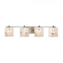 Justice Design Group FAL-8444-30-NCKL - Era 4-Light Bath Bar