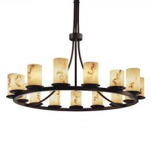 Justice Design Group FAL-8715-10-DBRZ-LED15-10500 - Dakota 15-Light 1-Tier Ring LED Chandelier