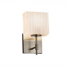 Justice Design Group FSN-8411-55-RBON-NCKL-LED1-700 - Union 1-Light LED Wall Sconce (Short)