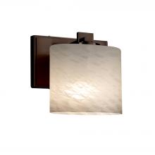 Justice Design Group FSN-8447-30-WEVE-DBRZ - Era ADA 1-Light Wall Sconce