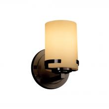 Justice Design Group FSN-8451-10-ALMD-DBRZ - Atlas 1-Light Wall Sconce