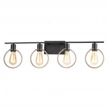 Justice Design Group NSH-8904-MBBR - Volta 4-Light Bath Bar