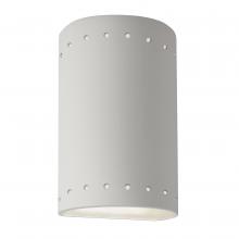 Justice Design Group CER-0995-BIS-LED1-1000 - Small LED Cylinder w/ Perfs - Open Top & Bottom