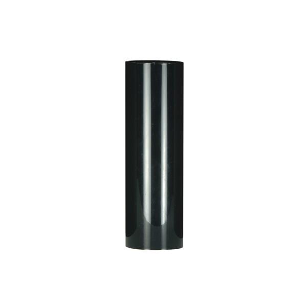 Plastic Candle Cover; Black Plastic; 1-3/16&#34; Inside Diameter; 1-1/4&#34; Outside Diameter;